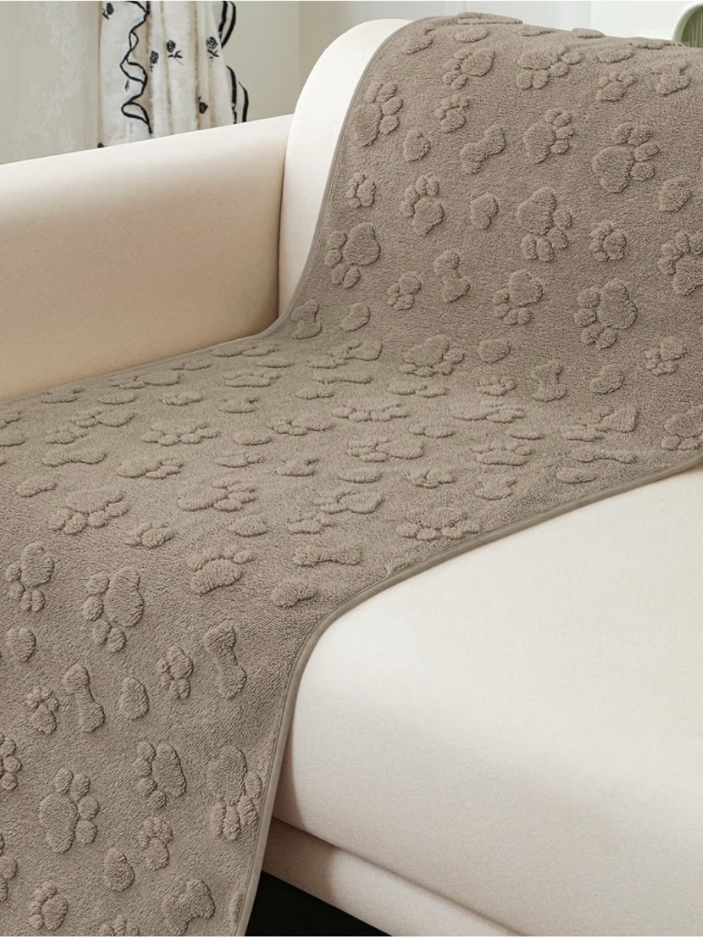 Foxsecor Couch Cover Non Slip Sofa Cover 28x82 Inch